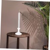 image:imageBeaupretty Taper Candles Oil Refillable Glass Tapers Glass Oil Candle Dinner Candle Transparent Refillable Pillar Candle Oil Lamp for Wedding Valentines Day29X7X7CM