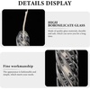 image:imageBeaupretty Taper Candles Oil Refillable Glass Tapers Glass Oil Candle Dinner Candle Transparent Refillable Pillar Candle Oil Lamp for Wedding Valentines Day29X7X7CM