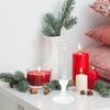 image:imageBeaupretty Taper Candles Oil Refillable Glass Tapers Glass Oil Candle Dinner Candle Transparent Refillable Pillar Candle Oil Lamp for Wedding Valentines Day23X7X7CM