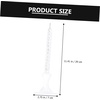 image:imageBeaupretty Taper Candles Oil Refillable Glass Tapers Glass Oil Candle Dinner Candle Transparent Refillable Pillar Candle Oil Lamp for Wedding Valentines Day29X7X7CM