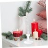 image:imageBeaupretty Taper Candles Oil Refillable Glass Tapers Glass Oil Candle Dinner Candle Transparent Refillable Pillar Candle Oil Lamp for Wedding Valentines Day29X7X7CM