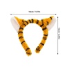 image:imageBeaupretty Tiger Ear Headband Halloween Animal Ear Headpiece Makeup Spa Cosplay Costume Headwear Hair Accessories for Women Girls Adult1 Count Pack of 1