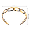 image:imageBeaupretty Tortoise Shell Headband for Women Retro Decorative Hairband NonSlip Face Washing Shower Headband Hair Accessory for Daily Wear Travel Party Reading SportsDeep tortoiseshell