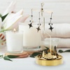 image:imageBeaupretty Turntable Stand Candle Carousel Star Rotary Tea Light Holder Christmas Candlestick Set for Home Table Decorations Desk TrayGolden