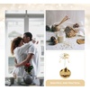 image:imageBeaupretty Turntable Stand Candle Carousel Star Rotary Tea Light Holder Christmas Candlestick Set for Home Table Decorations Desk TrayGolden