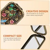 image:imageBeaupretty Vintage Compact Makeup Mirror Portable DoubleSided Foldable Metal Pocket Mirror for Purse amp Travel