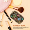 image:imageBeaupretty Vintage Compact Makeup Mirror Portable DoubleSided Foldable Metal Pocket Mirror for Purse amp Travel