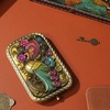 image:imageBeaupretty Vintage Compact Mirror Elegant Peacock DoubleSided Metal Folding Makeup Mirror for Purse amp Travel Antique European Style