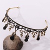 image:imageBeaupretty Vintage Crystal Crown Wedding Tiaras for Women Bridal Birthday Banquet Party Queen Custume Hair Accessories GoldBlack