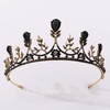 image:imageBeaupretty Vintage Crystal Crown Wedding Tiaras for Women Bridal Birthday Banquet Party Queen Custume Hair Accessories GoldBlack