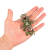 image:imageBeaupretty Vintage Green Flower Hair Clip 35 Inch Petal Metal Barrette for Women Wedding Party AccessoriesGreen
