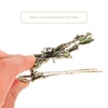 image:imageBeaupretty Vintage Green Flower Hair Clip 35 Inch Petal Metal Barrette for Women Wedding Party AccessoriesGreen