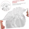 image:imageBeaupretty White Bridal Bridesmaid Satin Flower Decorated Dolly Bag Handbag Wedding Bag Pouch Lovely Gift