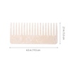 image:imageBeaupretty Wide Tooth Comb Tortoise Comb Hair Detangler No Handle Acetate Pocket Hairdressing for Thick Curly Wavy Wet Dry Hair White for Women amp MenWhite
