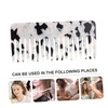 image:imageBeaupretty Wide Tooth Comb Tortoise Comb Hair Detangler No Handle Acetate Pocket Hairdressing for Thick Curly Wavy Wet Dry Hair White for Women amp MenBlackWhite