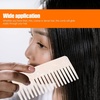 image:imageBeaupretty Wide Tooth Comb Tortoise Comb Hair Detangler No Handle Acetate Pocket Hairdressing for Thick Curly Wavy Wet Dry Hair White for Women amp MenWhite