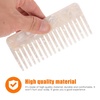 image:imageBeaupretty Wide Tooth Comb Tortoise Comb Hair Detangler No Handle Acetate Pocket Hairdressing for Thick Curly Wavy Wet Dry Hair White for Women amp MenWhite