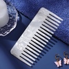 image:imageBeaupretty Wide Tooth Comb Tortoiseshell Hair Comb Simple Vintage Barber Shop s Anti Static Plastic Large Hairdressing Tools For Salon Styling Home ColoursWhite