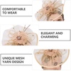 image:imageBeaupretty Women Girls Fascinators Hair Clip Veil Fascinator Hat with Hair Clip Headband Tea Party Headwear 1920 FascinatorsGolden