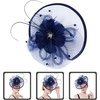 image:imageBeaupretty Women Girls Fascinators Hair Clip Veil Fascinator Hat with Hair Clip Headband Tea Party Headwear 1920 FascinatorsNavy