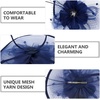 image:imageBeaupretty Women Girls Fascinators Hair Clip Veil Fascinator Hat with Hair Clip Headband Tea Party Headwear 1920 FascinatorsNavy