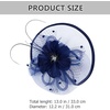 image:imageBeaupretty Women Girls Fascinators Hair Clip Veil Fascinator Hat with Hair Clip Headband Tea Party Headwear 1920 FascinatorsNavy