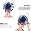 image:imageBeaupretty Women Girls Fascinators Hair Clip Veil Fascinator Hat with Hair Clip Headband Tea Party Headwear 1920 FascinatorsNavy