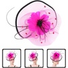 image:imageBeaupretty Women Girls Fascinators Hair Clip Veil Fascinator Hat with Hair Clip Headband Tea Party Headwear 1920 FascinatorsRosy Black