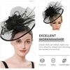 image:imageBeaupretty Womens Headbands Tea Party Hat Women Girls Fascinators Hair Clip Veil Fascinator Hat with Hair Clip Headband Tea Party Headwear 1920 Fascinators Womens Headbands Hats Black