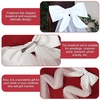 image:imageBeaupretty Womens Headbands Wedding Bridal Hair Accessories  White Bow Clip Short Veil and Bowknot Hair Clip for Bride Decor