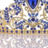 image:imageBeaupretty Womens Headbands Womens Headbands Baroque Crystal Rhinestone Jeweled Tiaras Vintage for Birthday Wedding Bridal Hair Accessories Princess CrownBlue