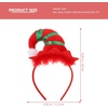 image:imageBeaupretty Xmas Hat Hairbands 6 Pcs Christmas Party Headband Set Lightweight Plush Festival Headdress for Kids and Adults