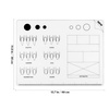 image:imageBeaupretty nail coloring pad Acrylic nail training mat Nail art practice mat Silicone Nail Art Stamping Mat Silicone nail stamping mat Silicone nail mat manicure nail polish