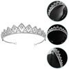 image:imageCrystal Wedding Crown Star Tiara Silver Bridal Headdress Rhinestone Headband Christmas Tiara Hair Accessories For Women Girls Wedding Party Prom