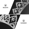 image:imageCrystal Wedding Crown Star Tiara Silver Bridal Headdress Rhinestone Headband Christmas Tiara Hair Accessories For Women Girls Wedding Party Prom