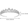 image:imageCrystal Wedding Crown Star Tiara Silver Bridal Headdress Rhinestone Headband Christmas Tiara Hair Accessories For Women Girls Wedding Party Prom