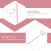 image:imageEyelash Inspection Mirror Clear Glass Mirror Eyelash Extension Mirrors Handheld Mirrors Lash Mirror for Lash Tech Halfmoon Shape Eyelash Mirrors Lash Mirror Small Mirror Tool