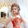 image:imageFRCOLOR Crystal Queen Crown for Women Rhinestone Tree Branch Queen Crowns Wedding Tiaras and Crowns Princess Quinceanera Headpieces for Birthday Prom Pageant Party Red