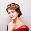 image:imageFRCOLOR Crystal Queen Crown for Women Rhinestone Tree Branch Queen Crowns Wedding Tiaras and Crowns Princess Quinceanera Headpieces for Birthday Prom Pageant Party Red