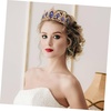 image:imageFRCOLOR Tiara Crown for WomenRhinestone Tree Branch Queen Crowns Wedding Tiaras Crowns Headband Blue