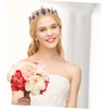 image:imageFRCOLOR Tiara Crown for WomenRhinestone Tree Branch Queen Crowns Wedding Tiaras Crowns Headband Blue