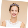 image:imageFRCOLOR Tiara Crown for WomenRhinestone Tree Branch Queen Crowns Wedding Tiaras Crowns Headband Blue