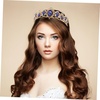 image:imageFRCOLOR Tiara Crown for WomenRhinestone Tree Branch Queen Crowns Wedding Tiaras Crowns Headband Blue