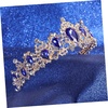 image:imageFRCOLOR Tiara Crown for WomenRhinestone Tree Branch Queen Crowns Wedding Tiaras Crowns Headband Blue