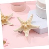 image:imageHair Clip 2Pcs Nautical Hair Accessories for Women and Girls Coastal Mermaid Clips 24X24X1 Inch Handmade Natural Star Barrettes