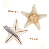 image:imageHair Clip 2Pcs Nautical Hair Accessories for Women and Girls Coastal Mermaid Clips 24X24X1 Inch Handmade Natural Star Barrettes