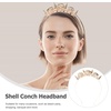 image:imageHeadband Shell Pearl Headband Conch Hair Hoop Gold Seashell Crown Goddess Crown Mermaid Headpiece Wedding Christmas Cosplay Party Headwear for Women and Girls