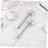 image:imageLurrose Crystal Bobby Hairpins Spider Barrettes Rhinestone Elegant Flower Hair Snap Clips One Clips Top Clips