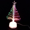 image:imageMini Lighted Palm Tree Christmas Tree USB Connection led Fiber Optic Xmas Tree Multi Colors Changing Night Light for Home Shopping mall Spring Tree Ornaments Bedroom Tree
