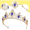 image:imageMinkissy Gemstone Crown Tiara  Crystal Rhinestone Queen Princess Pageant Tiara Hair Accessory for Wedding Party Red